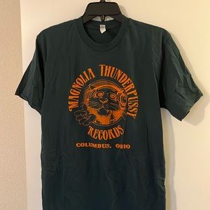 Novelty Record Store T-Shirt, Short Sleeve Tee size Medium